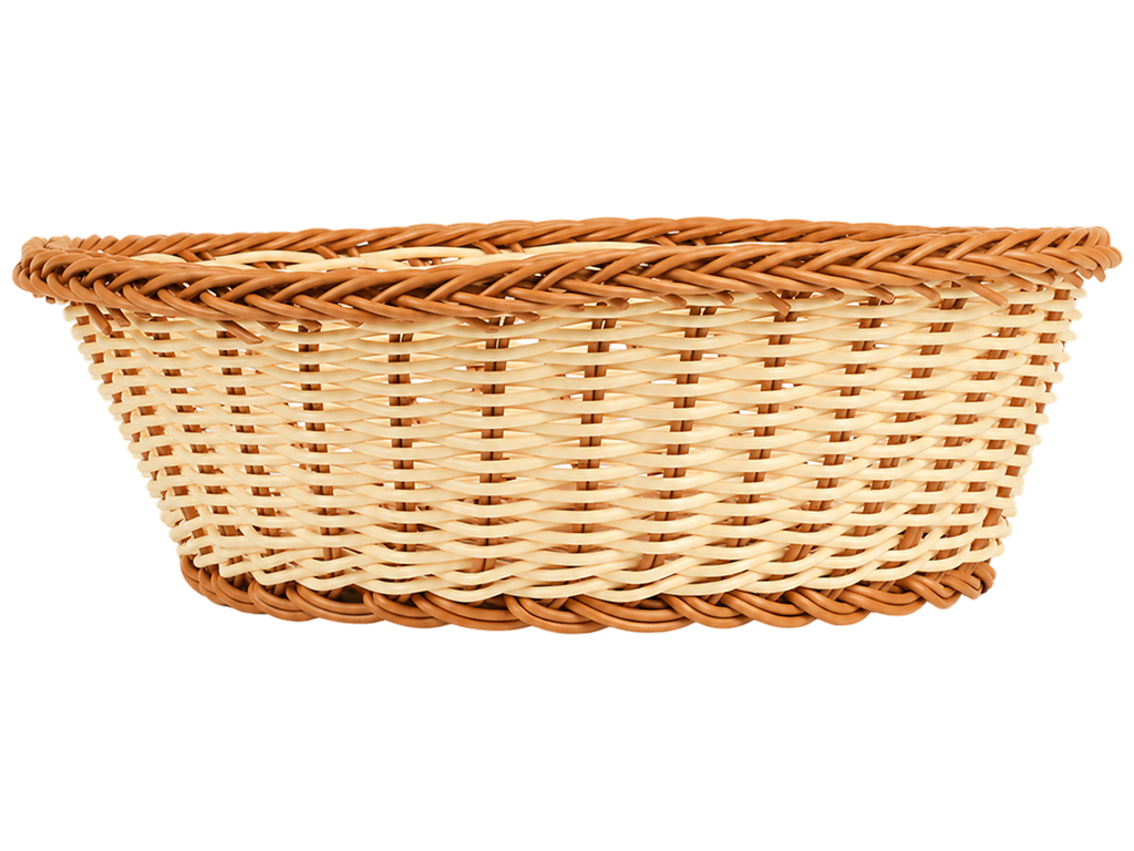 Корзина плетеная Home warmth, полиротанг, круглая, 21 см