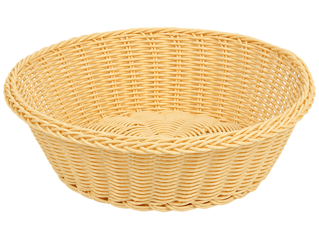 Корзина плетеная Home Harvest, полиротанг, круглая, 21 см