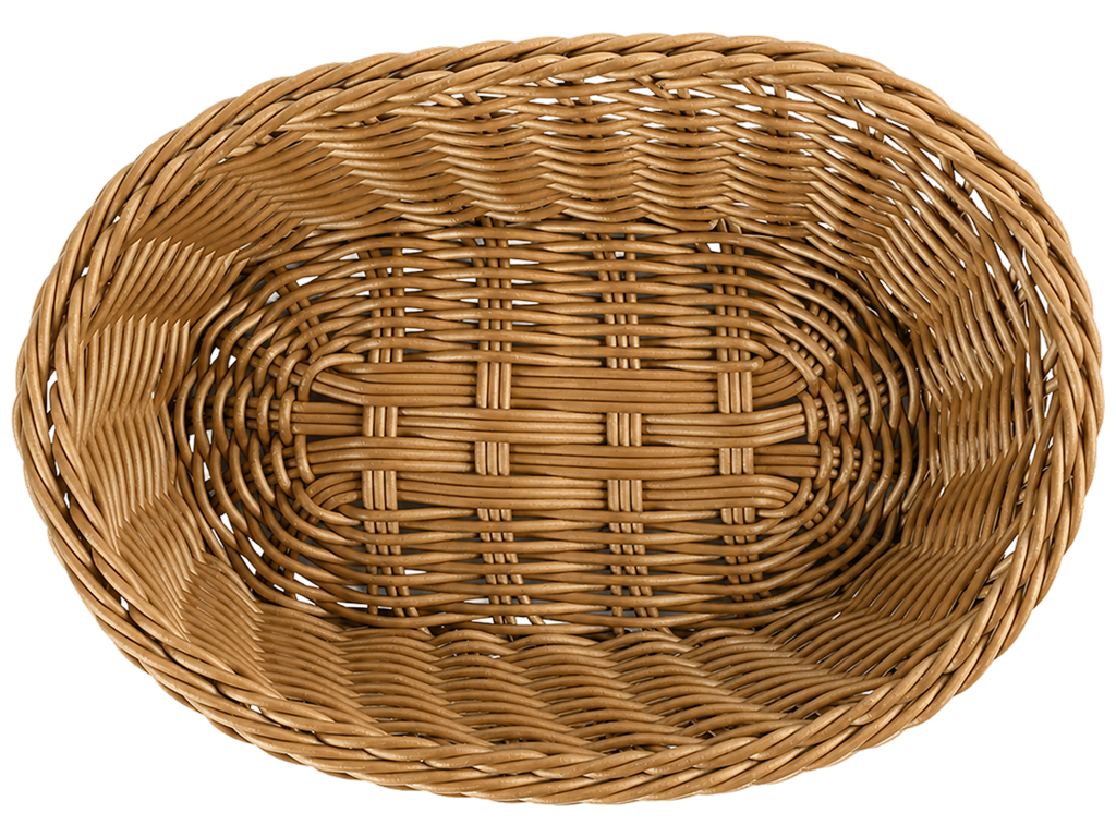 Корзина плетеная Natural Serve, полиротанг, овальная форма, 26×20 см