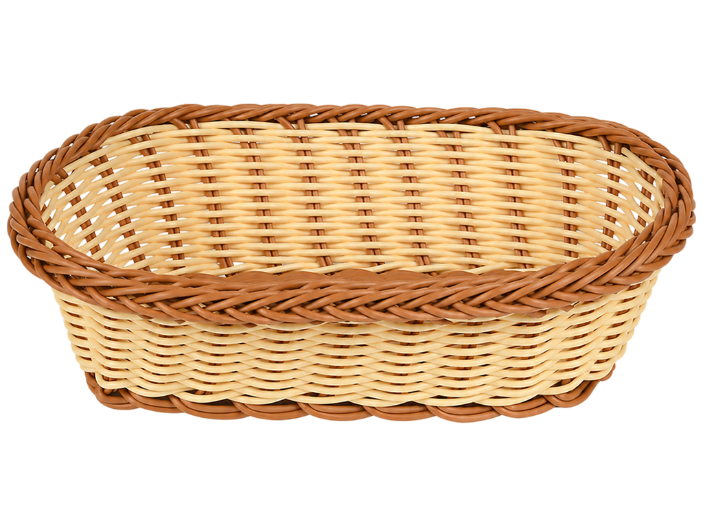 Корзина плетеная Sunrise Basket, полиротанг, овальная форма, 29×23 см