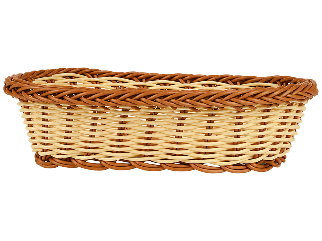 Корзина плетеная Sunrise Basket, полиротанг, овальная форма, 29×23 см