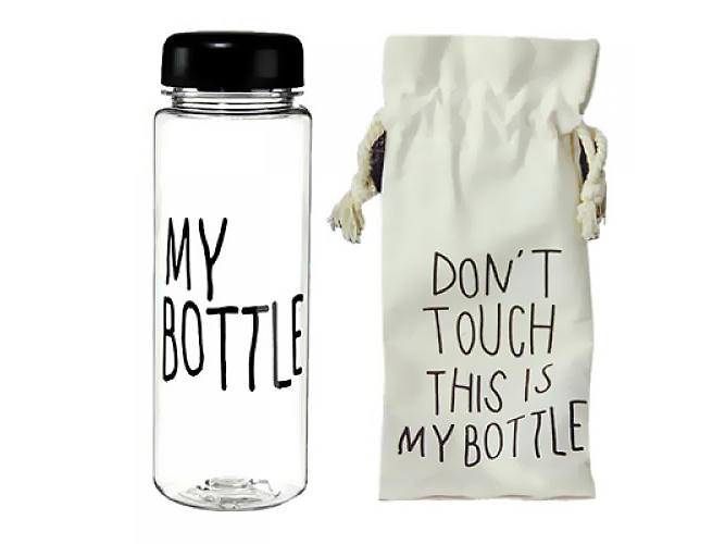 Спортивная бутылка-поилка "My bottle" в чехле 500мл