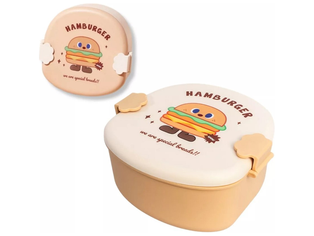 Ланч-бокс Hamburger, 15х16х9см