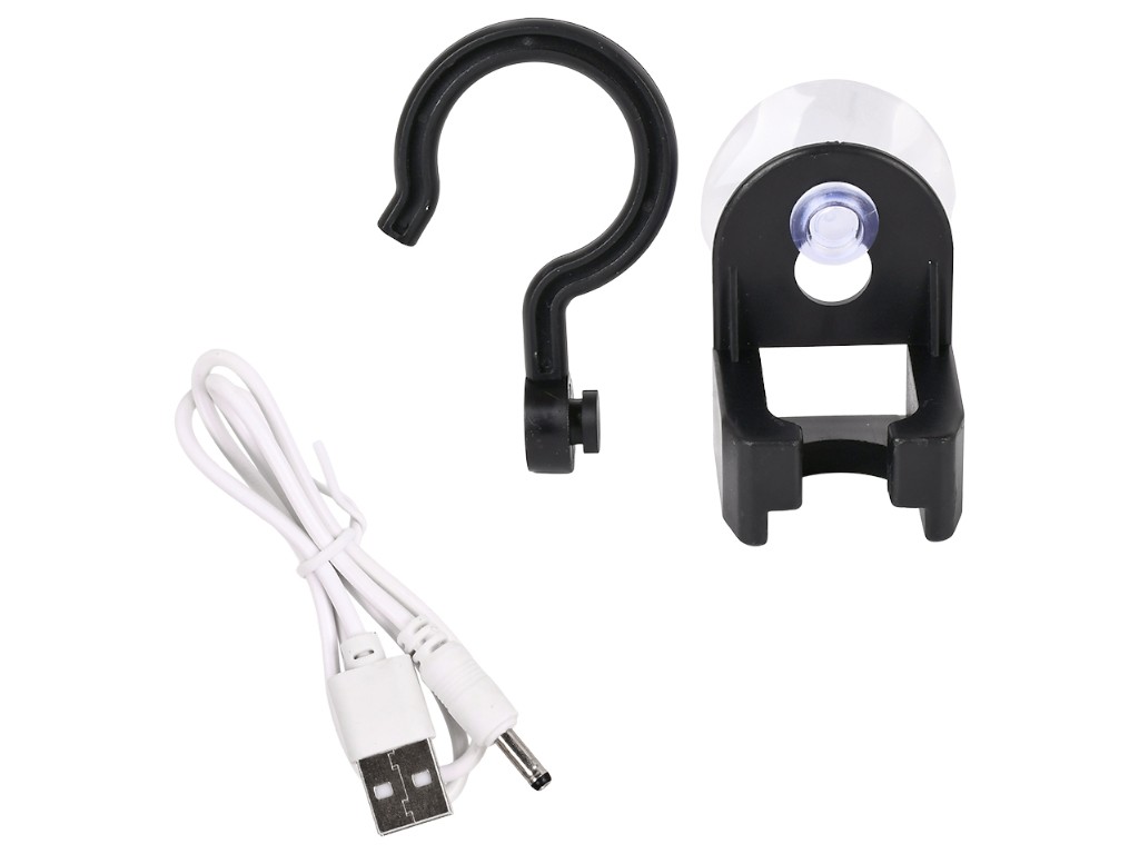 Душ уличный, переносной, USB, литиевый аккумулятор 2200 мА·час, пластик, металл, 50×45×41см