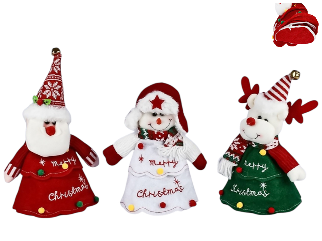Фігура новорічна з кишенею для солодощів Gnome, 30см