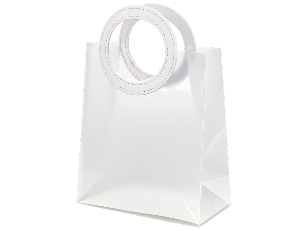 Пакет подарунковий PP S Mist з круглими ручками, 20×10×23 см, 4 кольори (ціна за 1шт)