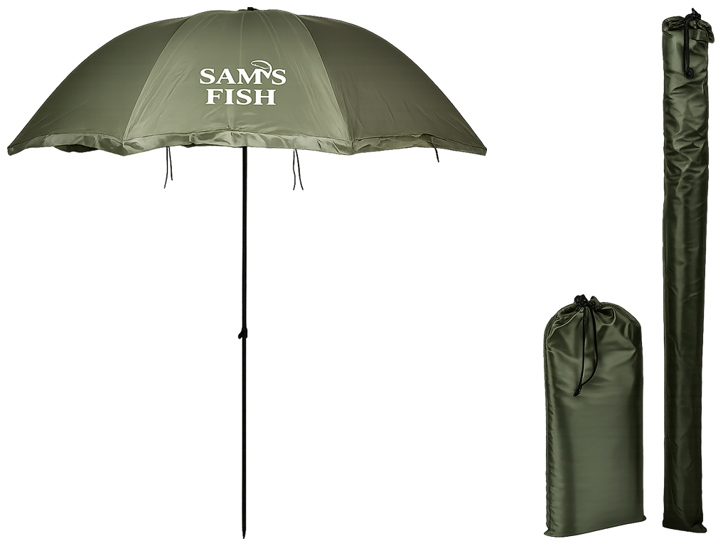 Намет-парасолька для риболовлі Sams Fish, з вікном із ПВХ та стінками, 2м