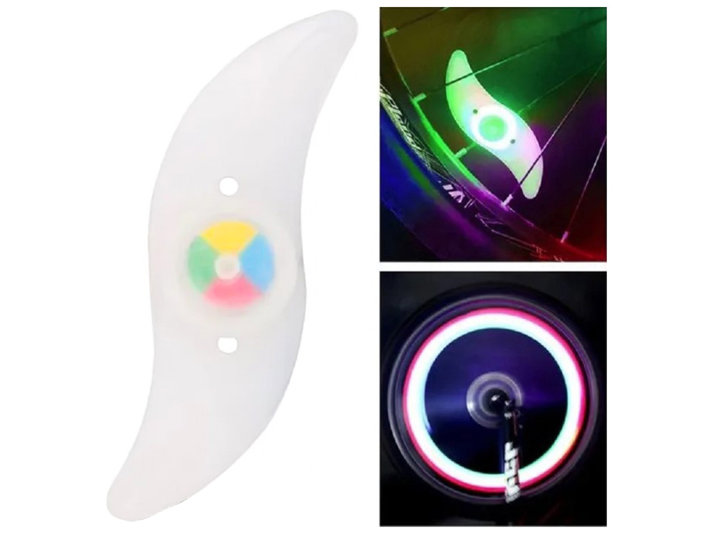 Фонарик LED на колесо для велосипеда, 11,5см