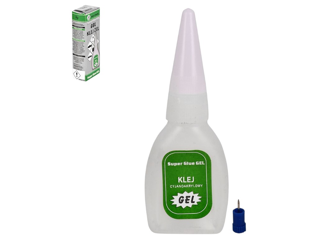 Клей Super Glue Gel, мгновенное схватывание, универсальный, цианоакрилат, 6г