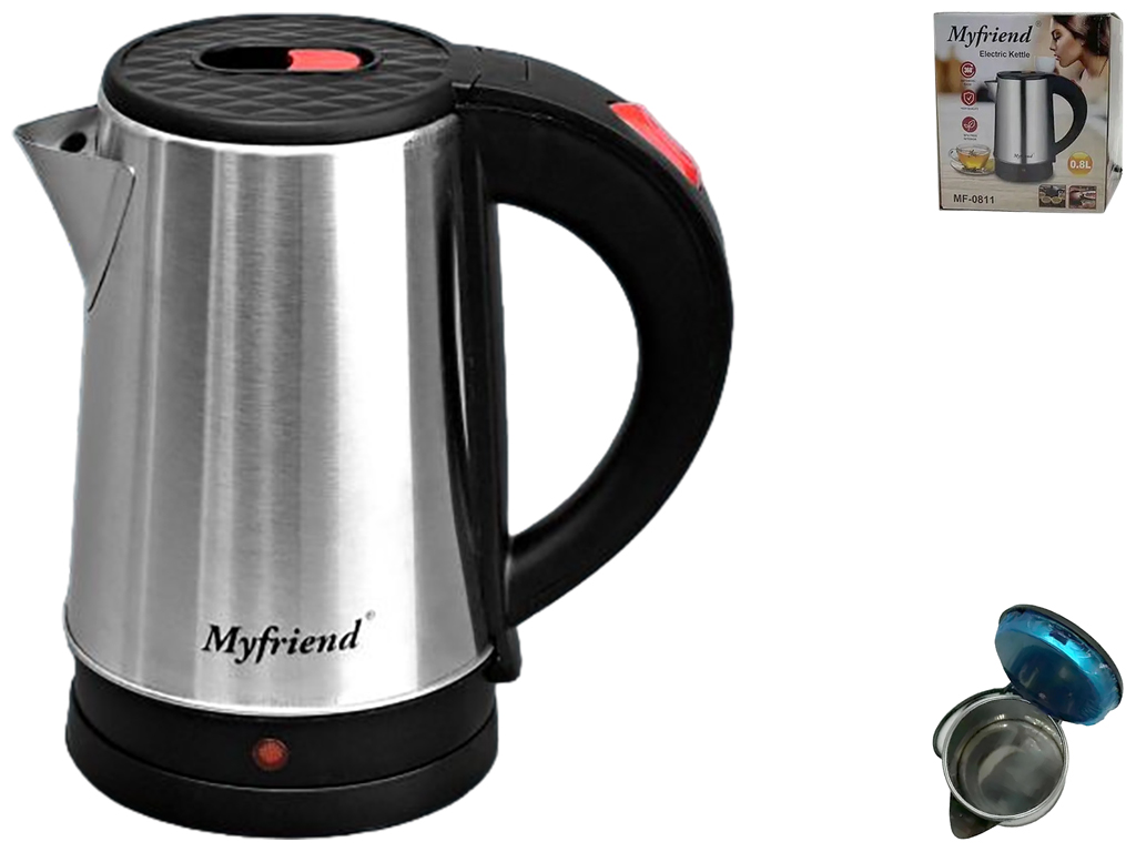 Чайник электрический Myfriend 800Вт (дисковый нагреватель) 800мл