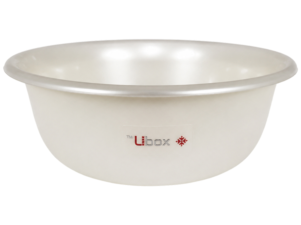 Миска пластиковая Ubox, цвет жемчужный, 2л