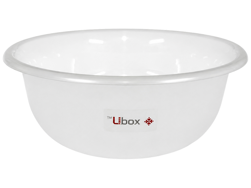 Миска пластиковая Ubox, прозрачная, 3л