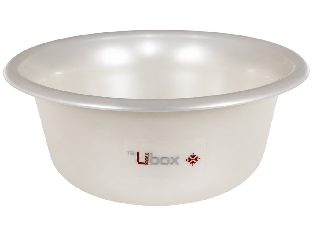Миска пластиковая Ubox, цвет жемчужный, 700мл