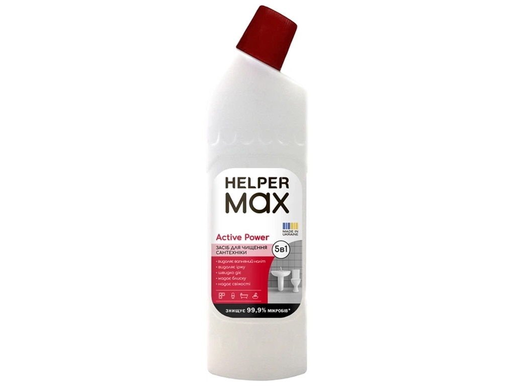 Средство для чистки сантехники Helper Max Active Power, 750 мл