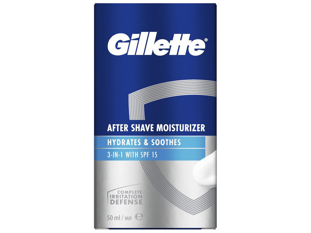 Лосьон после бритья Gillette Hydrates & Soothes 3-в-1, 50мл