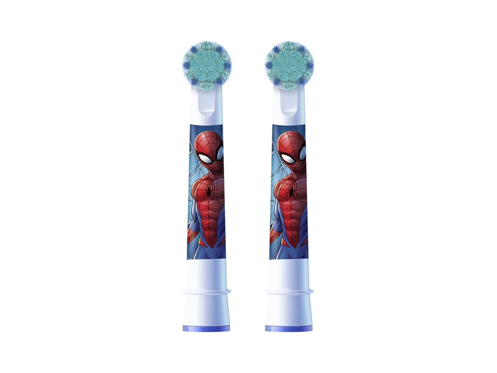 Насадки для электрической зубной щетки Oral-B Kids Spider-Man, детские, пластик, нейлон, 2шт
