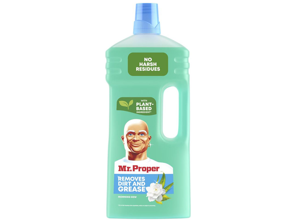 Засіб для прибирання підлоги та стін Mr Proper Ранкова роса, 1,5л