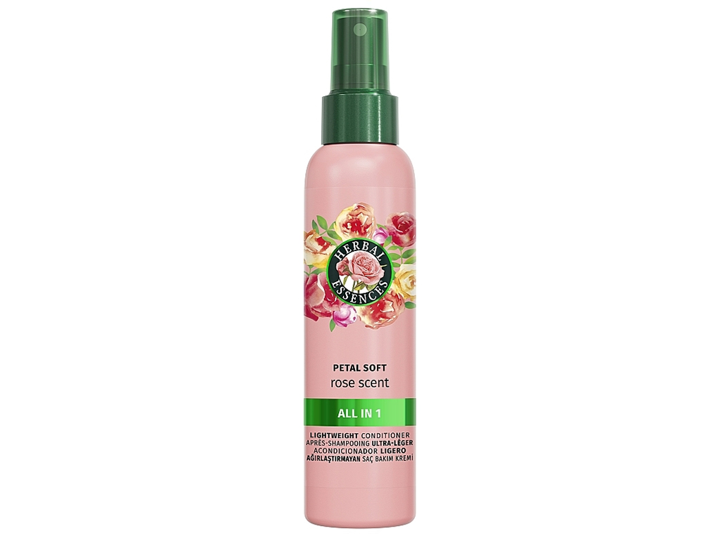 Бальзам-ополаскиватель Herbal Essences Rose Scent Petal Soft, несмываемый, аромат цветочный, 145мл