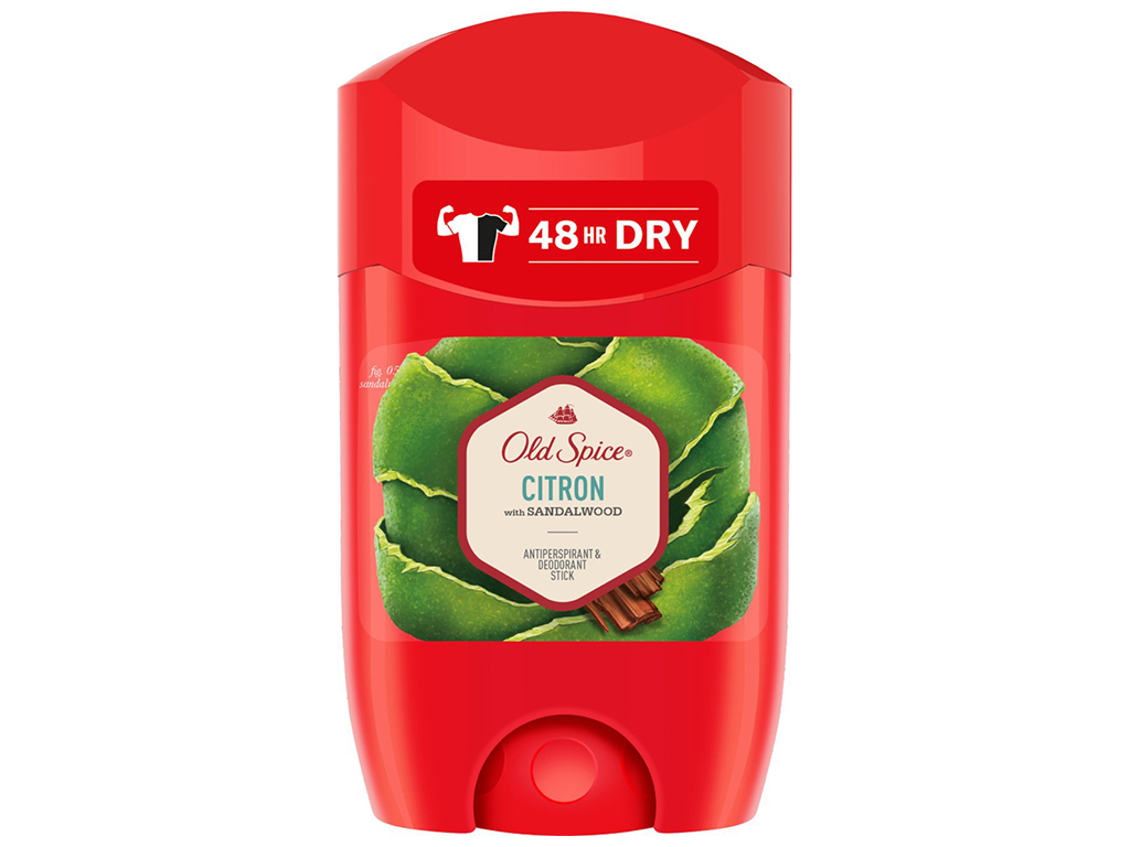 Твердий дезодорант Old Spice, Citron with Sandalwood scent, 50мл