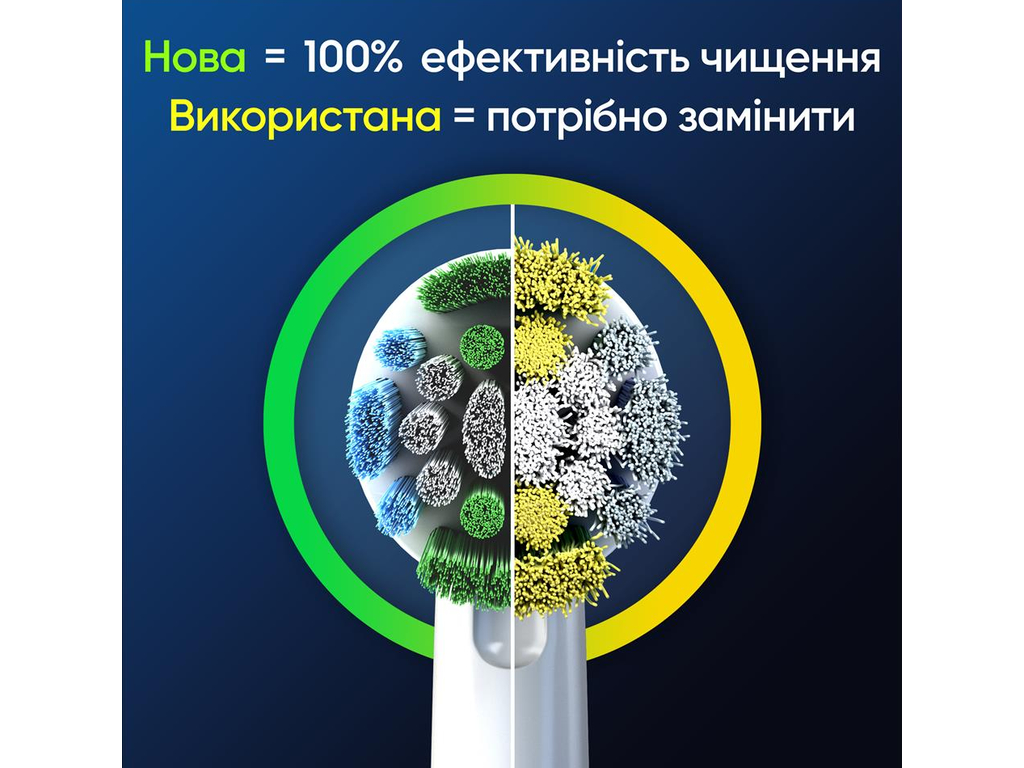 Насадки для электрической зубной щетки Oral-B Pro Precision Clean, пластик, нейлон, цвет белый, 4шт