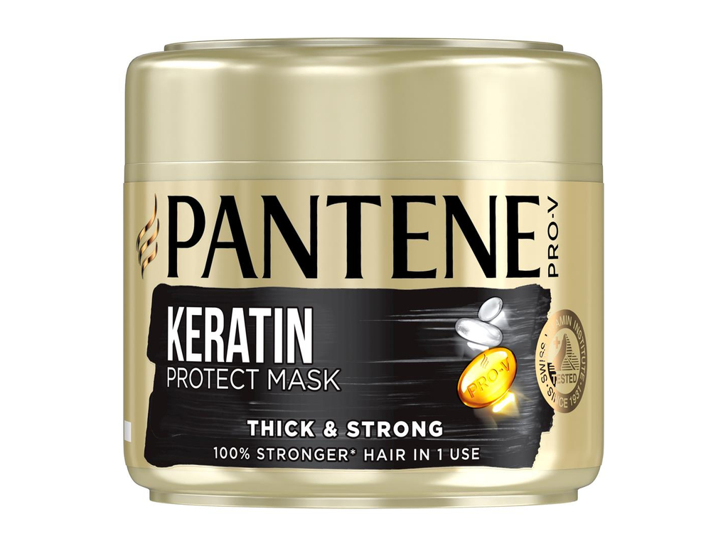 Маска для волос Pantene Pro-V Keratin Protect, с кератином, активное питание, 300мл