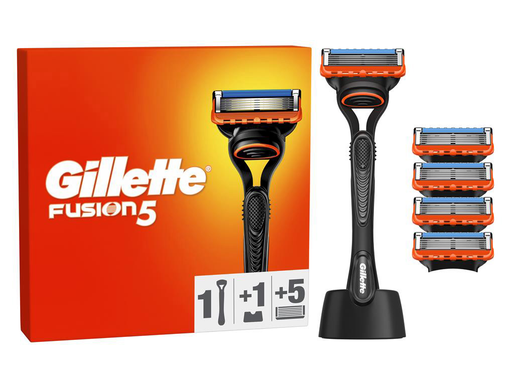 Бритва Gillette Fusion 5 с 5 сменными кассетами