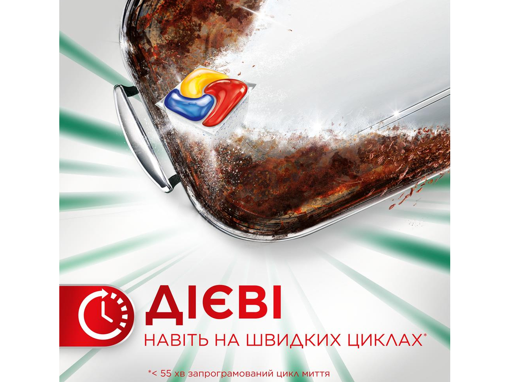 Капсулы для посудомоечных машин Fairy Platinum Plus All in One, аромат лимон, 88шт