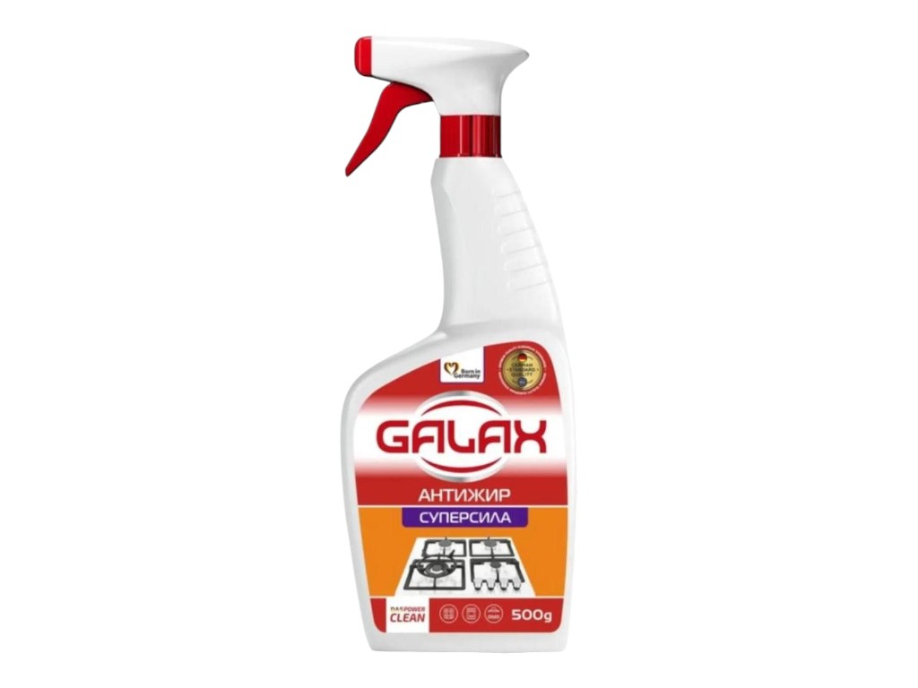Средство для очистки Galax das PowerClean, для кухонных поверхностей, 500 мл, против жира