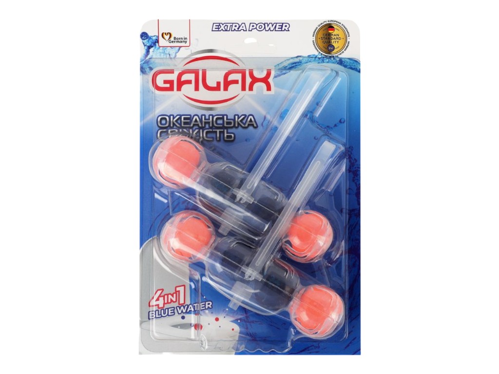 Блок туалетный Galax das PowerClean Океанская свежесть, 55г, 2шт