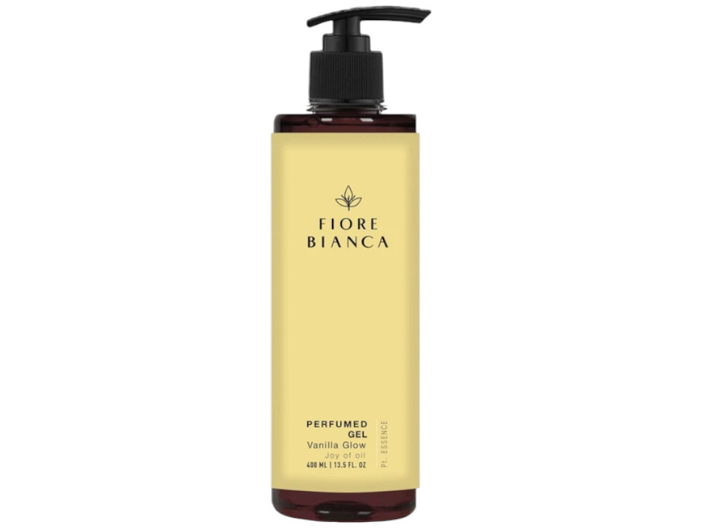 Гель для душу Bianca Fiore Pastel Essence Vanilla Glow, парфумований, ванільний аромат, 400мл