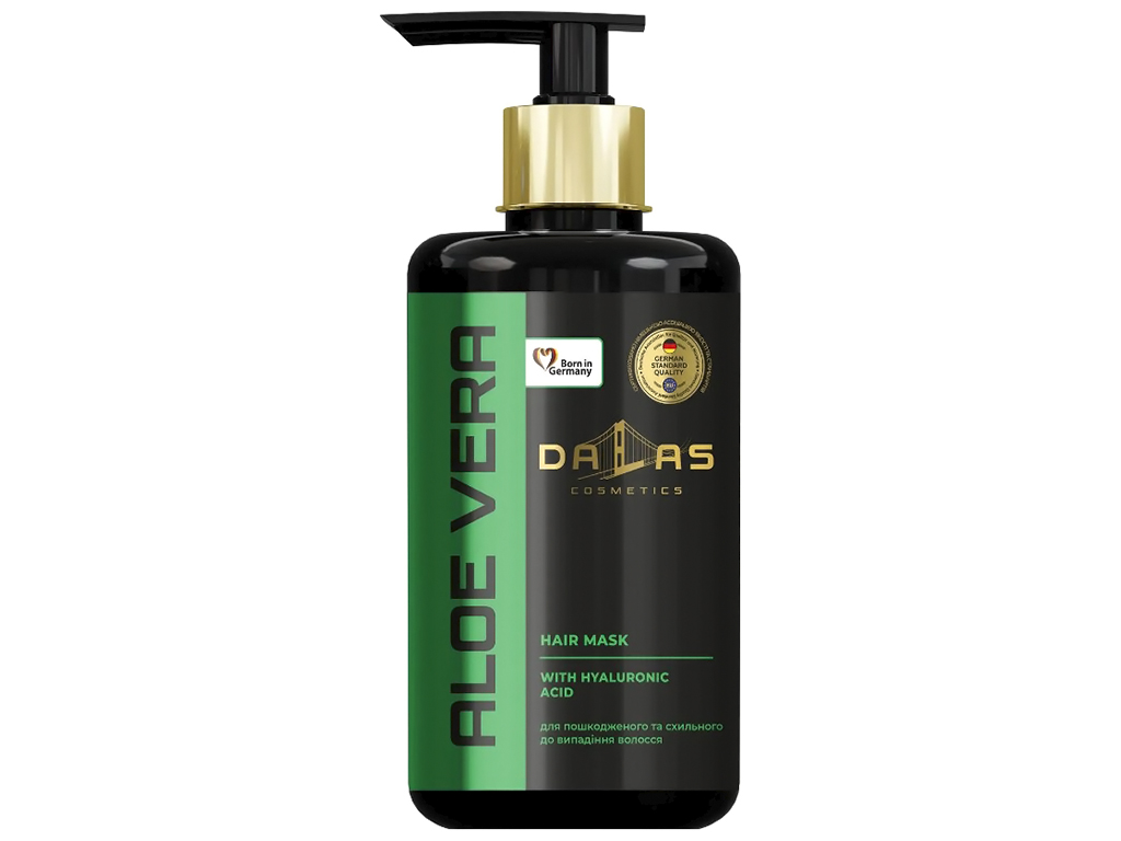 Маска для волос Dalas Aloe Vera, с гиалуроновой кислотой и соком алоэ, 900 мл