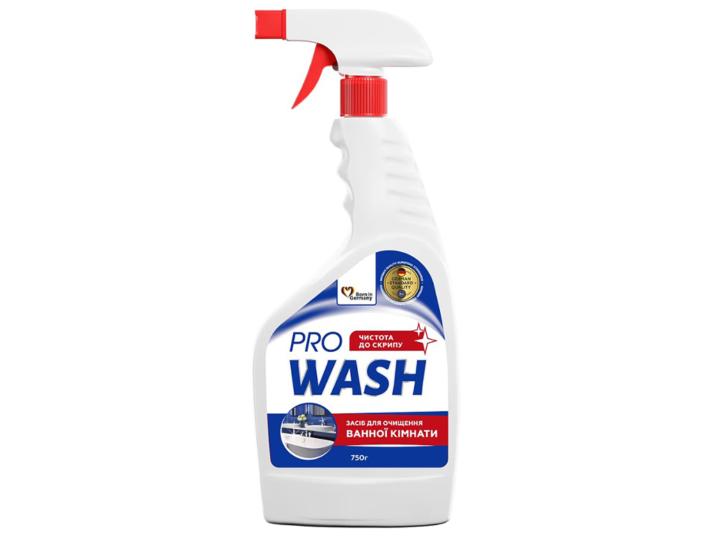 Средство для мытья ванной комнаты и сантехники Pro Wash, 750г