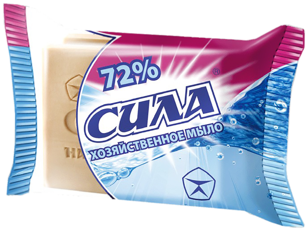 Мило господарське тверде Sila "Сила 72%" в упаковці 140г