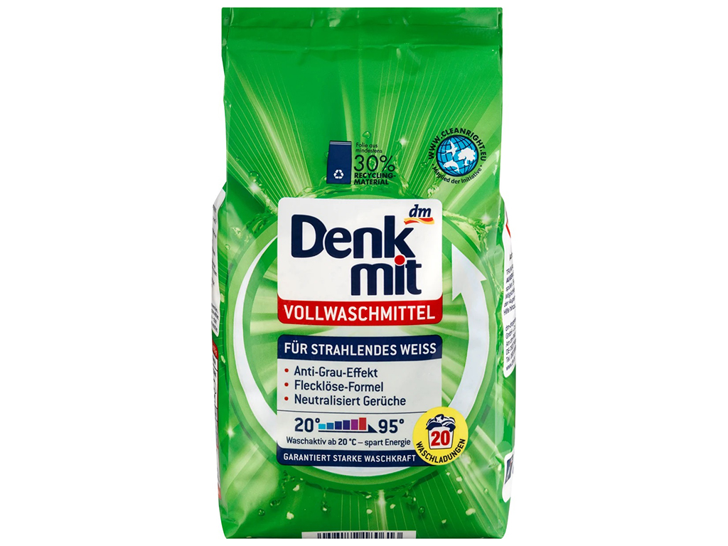 Стиральный порошок Denkmit, для белых вещей, 1,35кг