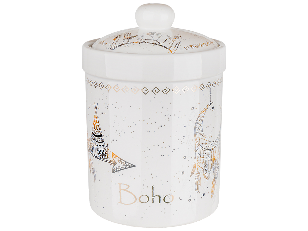Ємність для сипучих продуктів керамічна Boho style 920мл