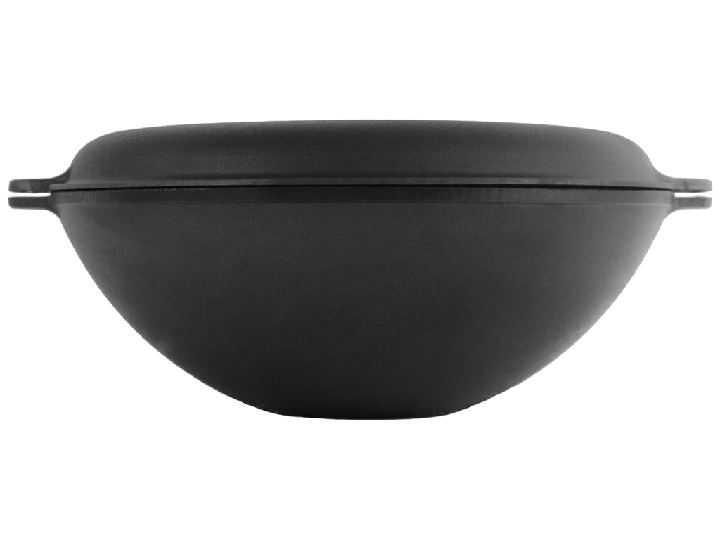 Казан узбецький WOK з кришкою-сковородою гриль, 12л