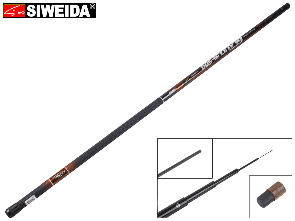 Удочка Siweida "Glaucus" карбон IM6, без колец, 5-секционная 5м, 5-25г
