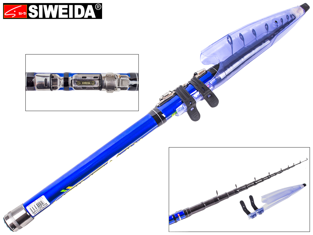 Удочка Siweida "Maverick" карбон IM8, 9 колец, 15-секционная 5м, 5-25г
