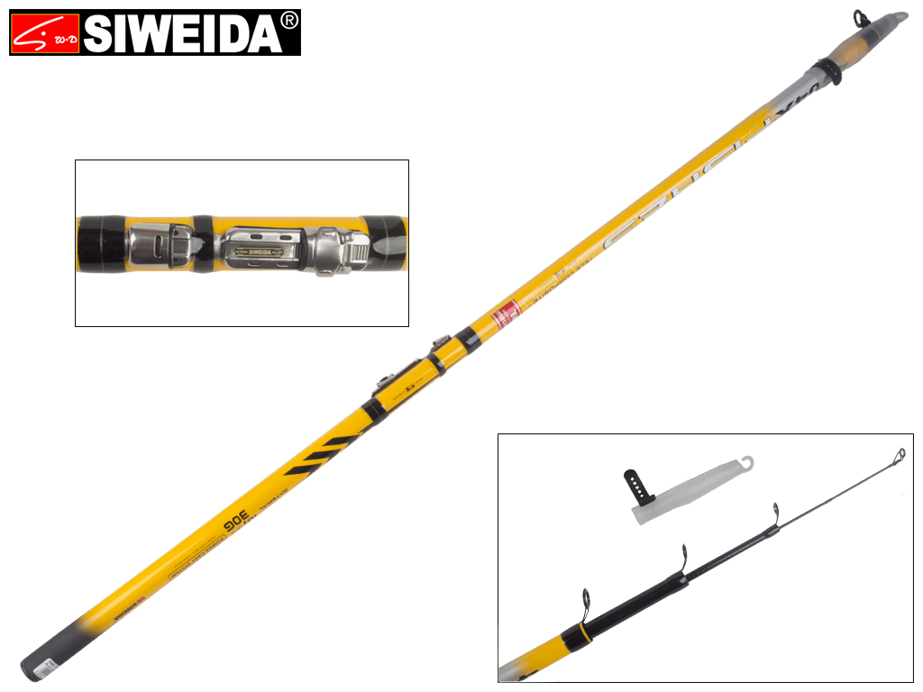 Удочка Siweida "Fishes" композит, 4 кольца, 4-секционная 4м, 10-30г