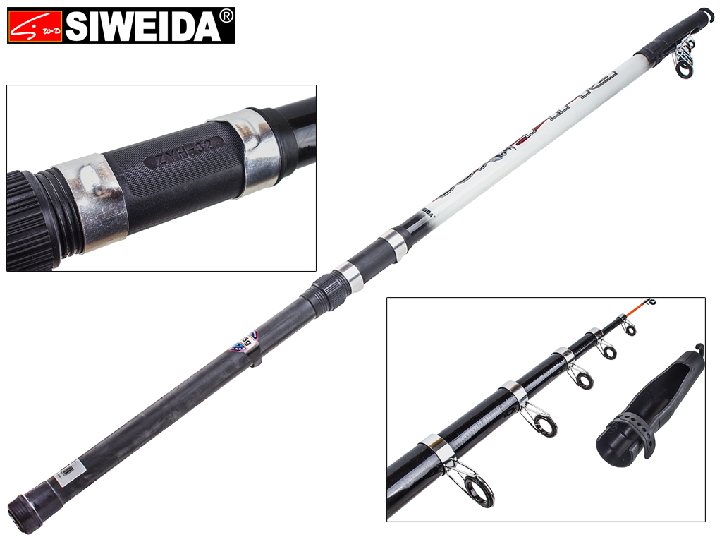 Удочка Siweida "Bull" композит, 6 колец, 6-секционная 6м, 5-25г