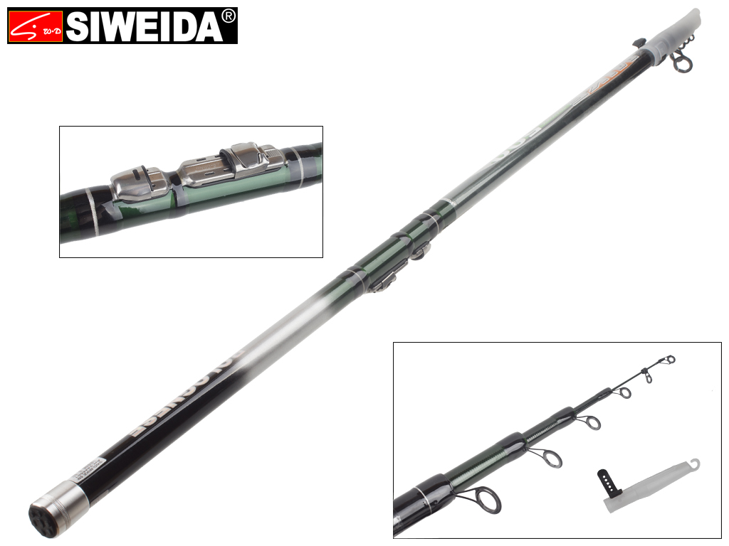Удочка Siweida "Mike" стекловолокно, 6 колец, 5-секционная 5м, 5-25г