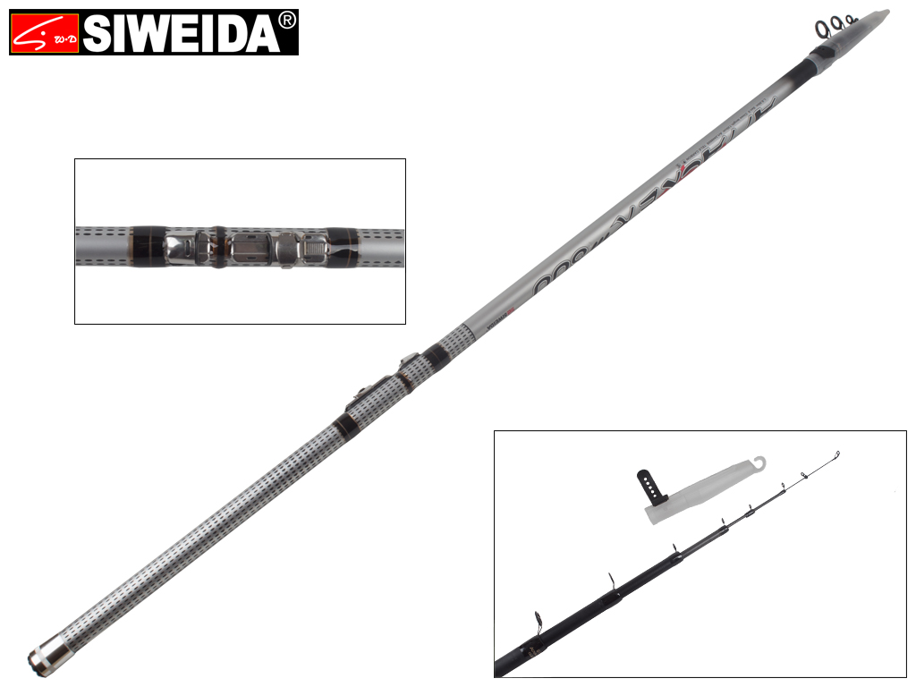 Вудка Siweida "Attacker" карбон, 8 кілець, 6-секційна 6м 5-25г