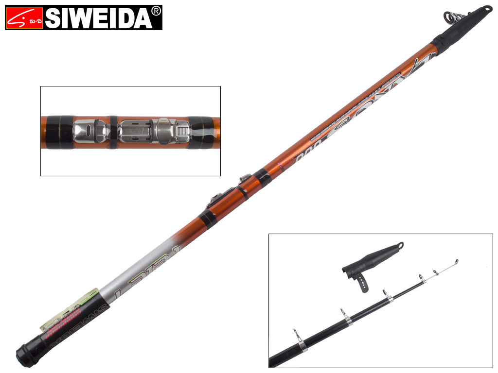 Удочка Siweida "Lanos" композит, 6 колец, 5-секционная 5м 5-25г