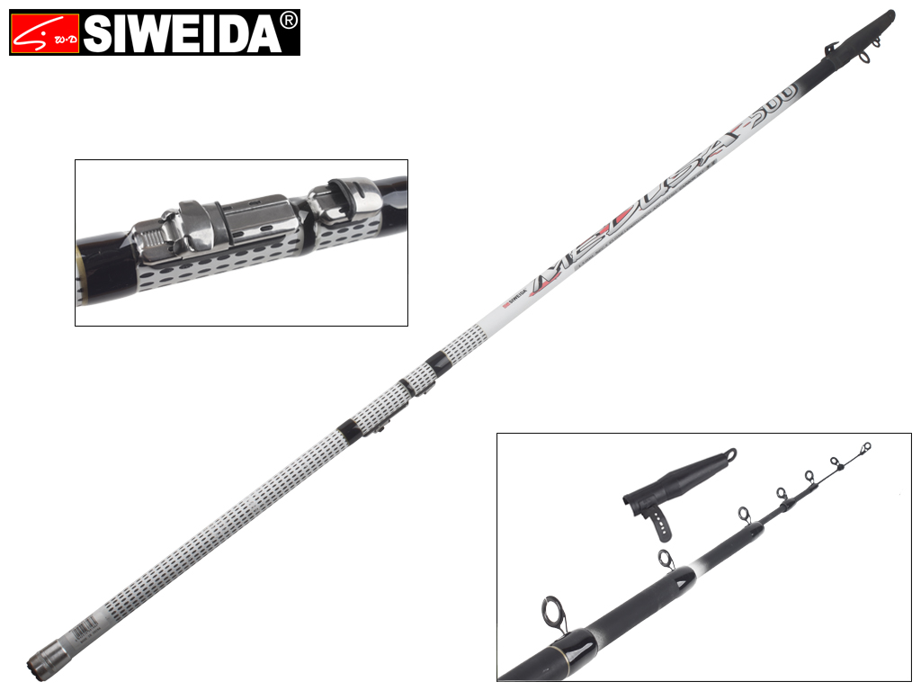 Удочка Siweida "Medusa" карбон IM7, 7 колец, 5-секционная 5м, 5-25г