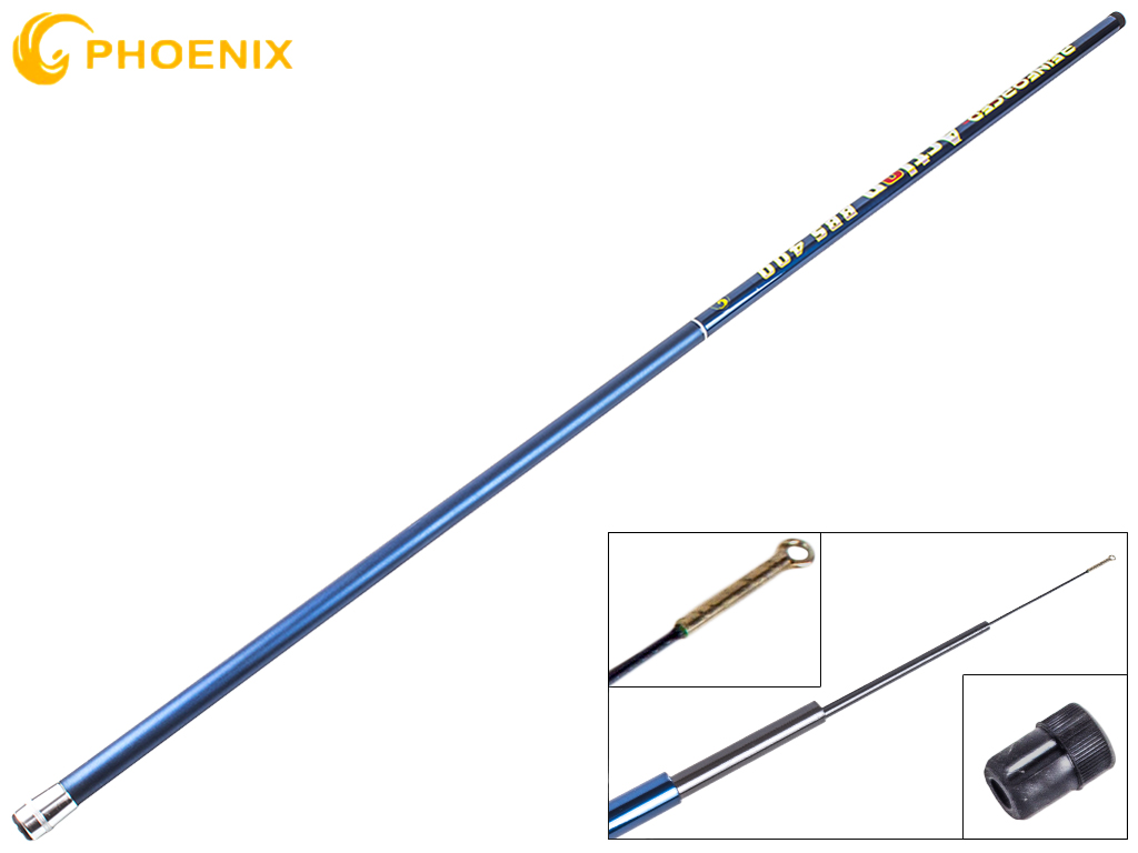 Вудка Phoinex "Action" армована, карбон IM6, без кілець, 4-секційна 4м 10-30г