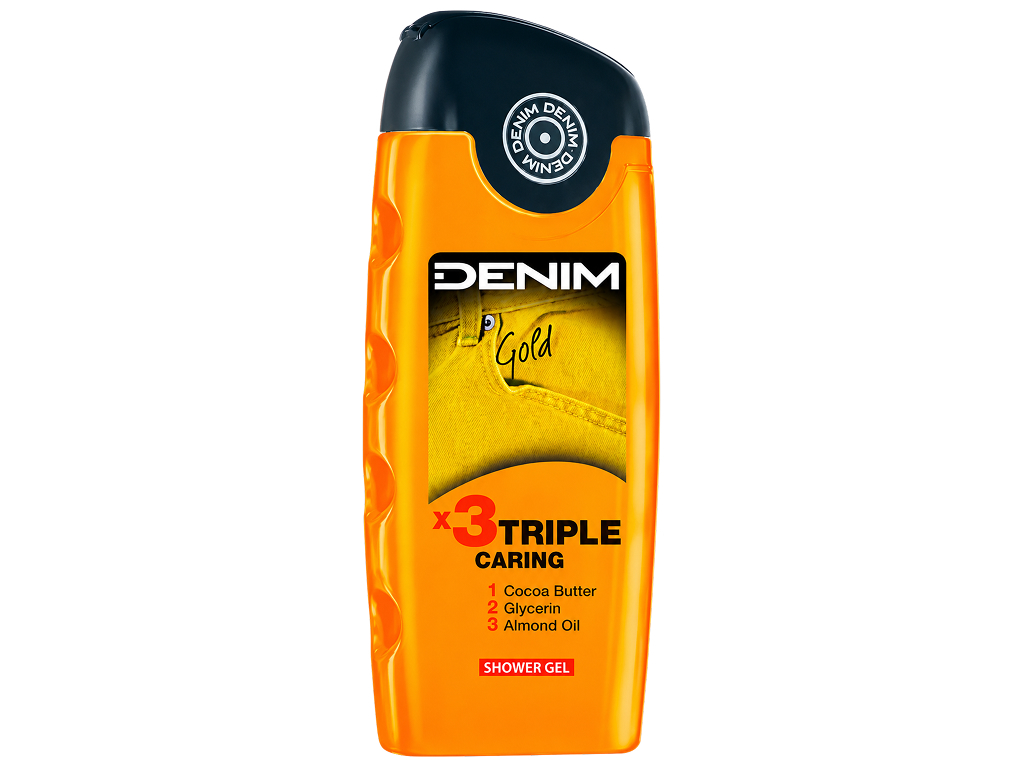 Чоловічий гель для душу Denim Gold Triple Caring, 400мл