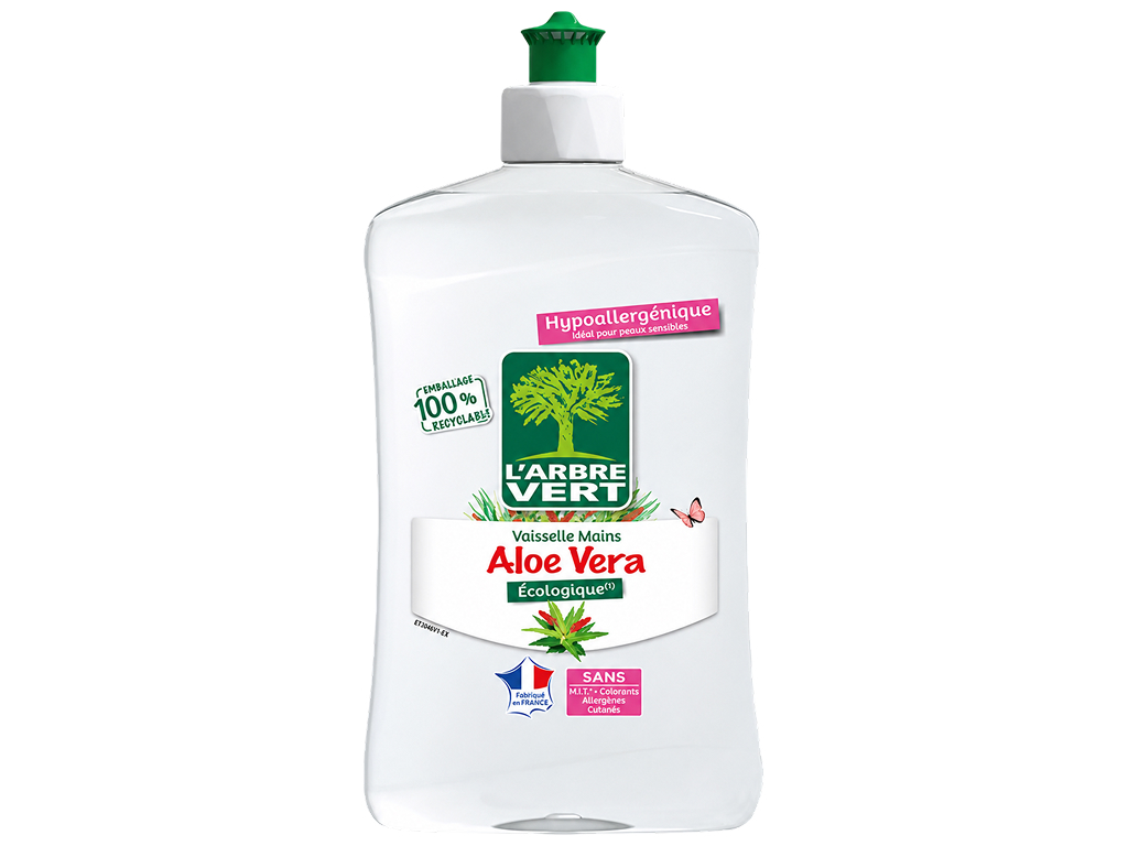 Гель для миття посуду L’Arbre Vert Aloe Vera, гіпоалергенний, 500 мл