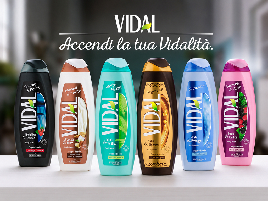 Гель для душу Vidal Hydra Pure Міцелярна вода, 500мл