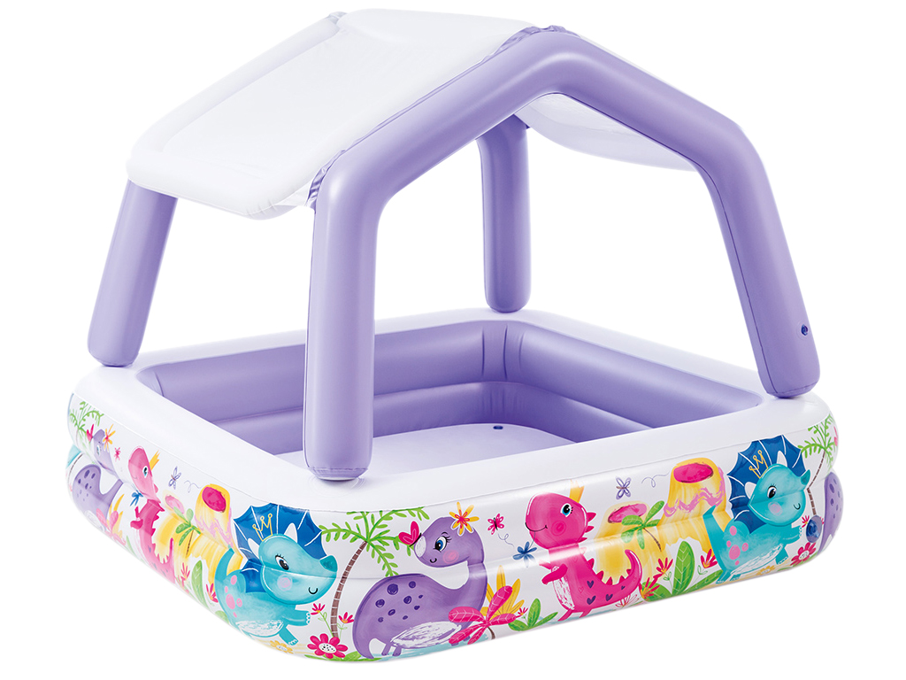 Басейн дитячий надувний з навісом Swim Center. Intex 57470