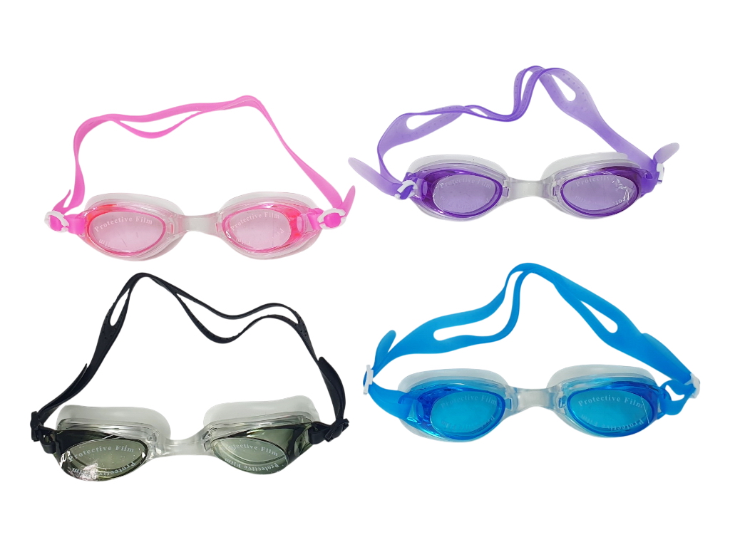 Очки для плавания с футляром Swim Antifog Goggles, 12-18 лет, 5 цветов